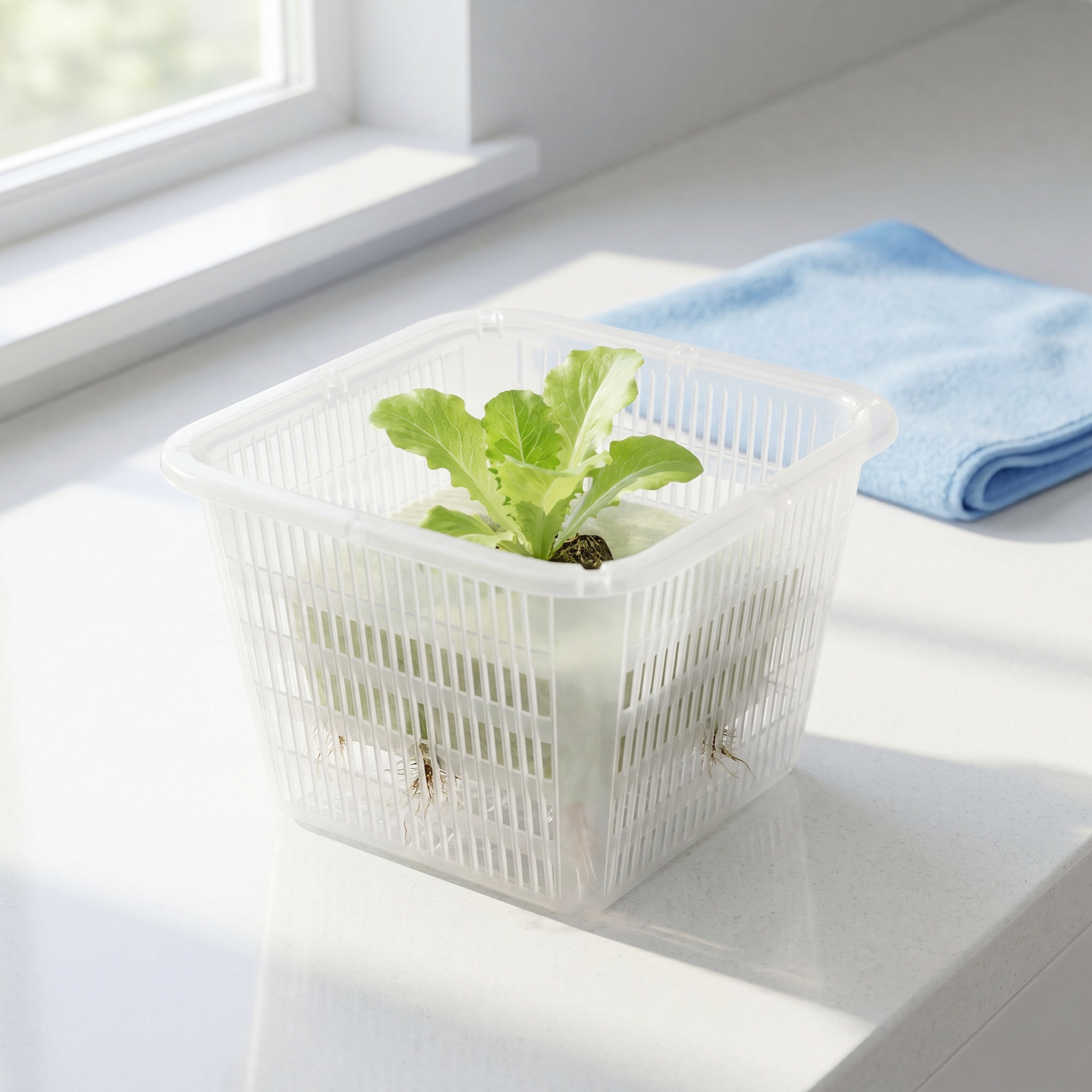 Plant Pot - 6 sztuk kwadratowych doniczek do uprawy