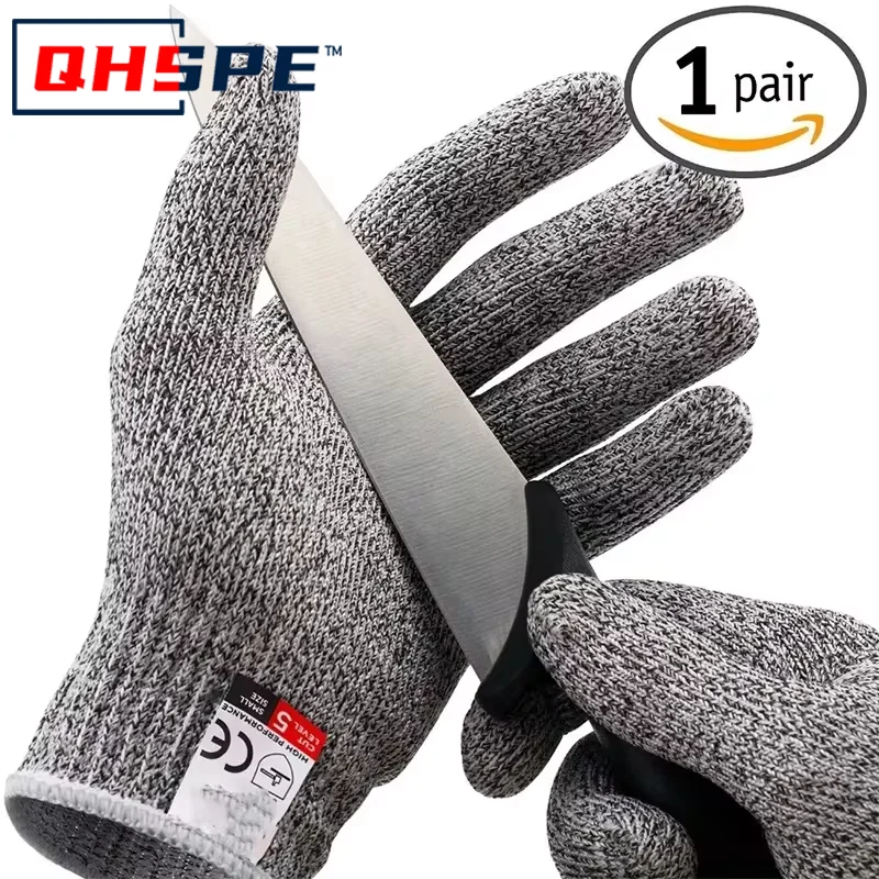 Garden Gloves - Rękawice antyprzecięciowe HPPE poziomu 5, do
