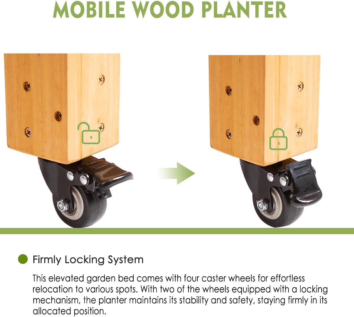 Mobilna drewniana podwyższona  – Raised Garden Bed recenzja i cena