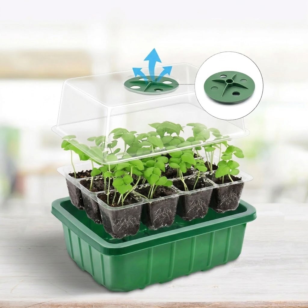 Regulowane kopuły nawilżające, – Seed Starter Tray recenzja i cena