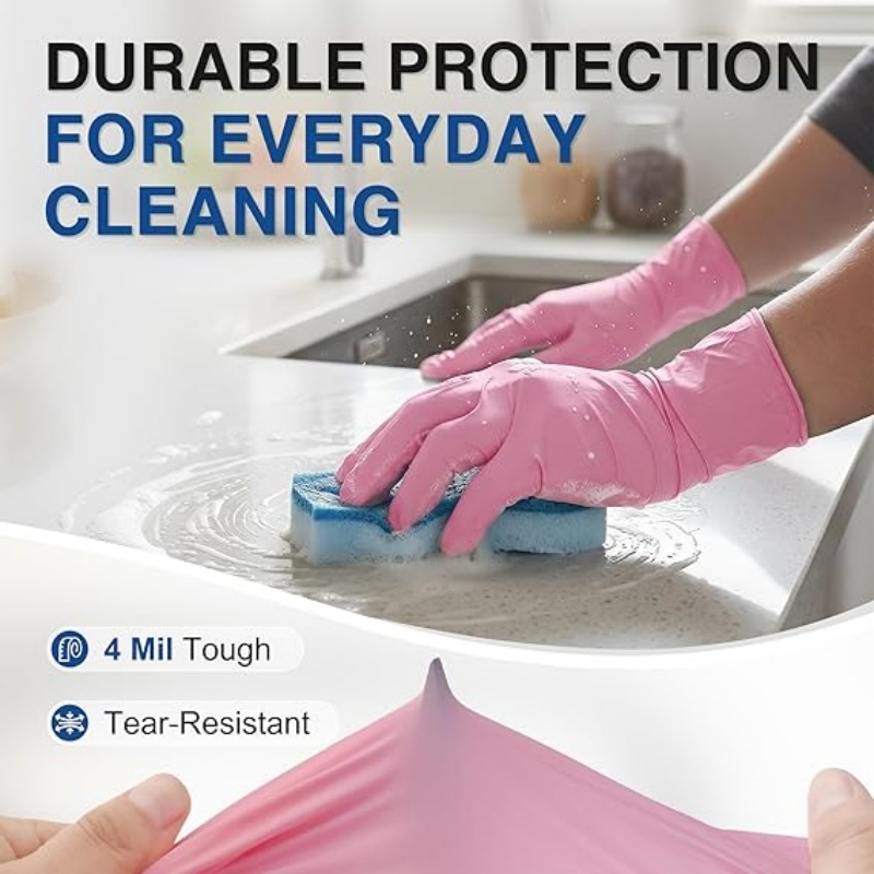 Różowe nitrylowe rękawice jedn – Garden Gloves recenzja i cena