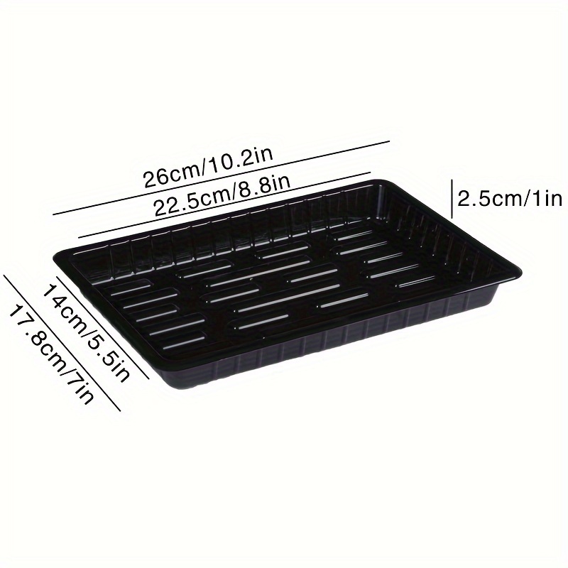 1 szt. Wytrzymała czarna taca  – Seed Starter Tray recenzja i cena