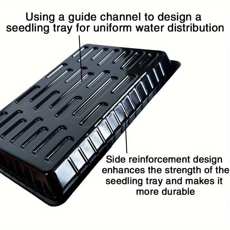 1 szt. Wytrzymała czarna taca  – Seed Starter Tray recenzja i cena