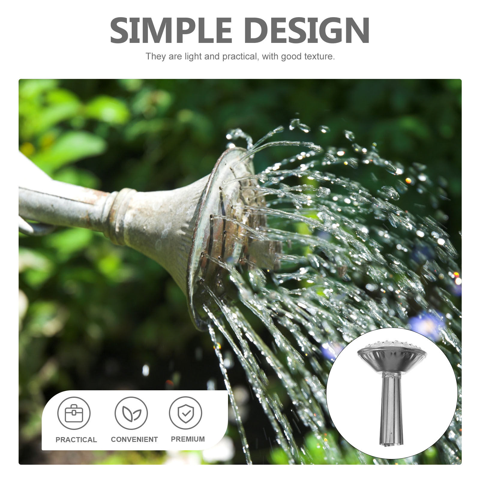 Dysza do konewki ze stali nier – Watering Can recenzja i cena
