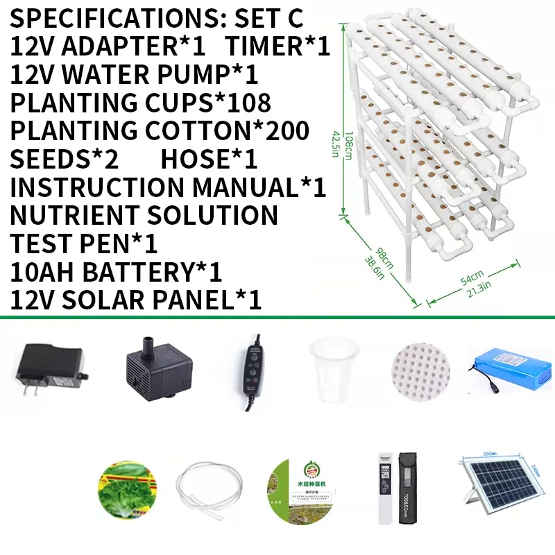 Zestaw do uprawy bez gleby, sy – Hydroponic Kit recenzja i cena