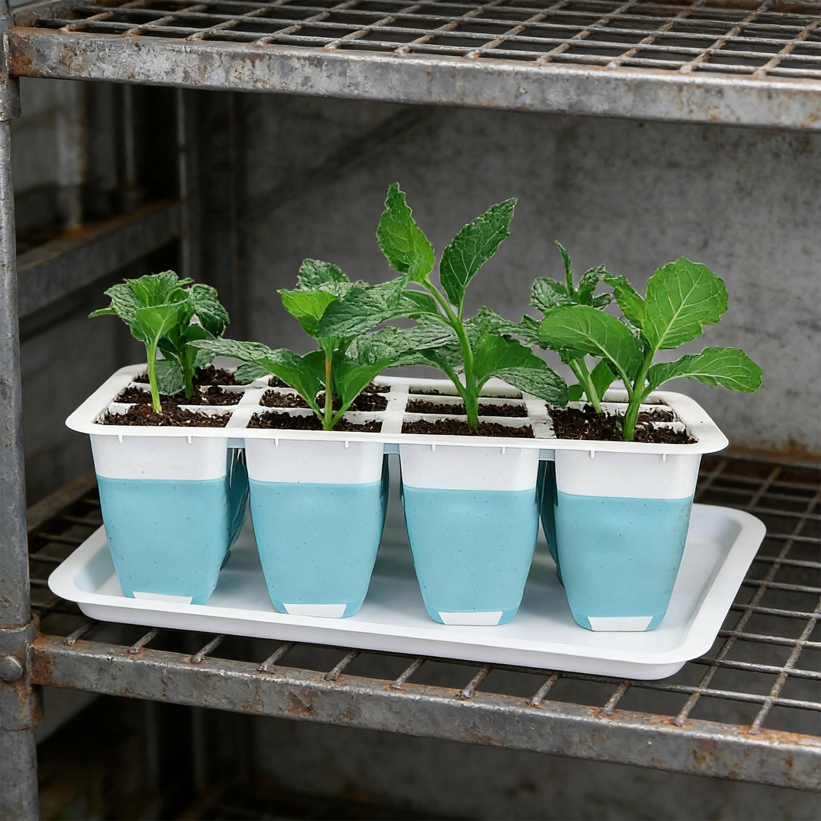 5 sztuk silikonowych tacek do  – Seed Starter Tray recenzja i cena