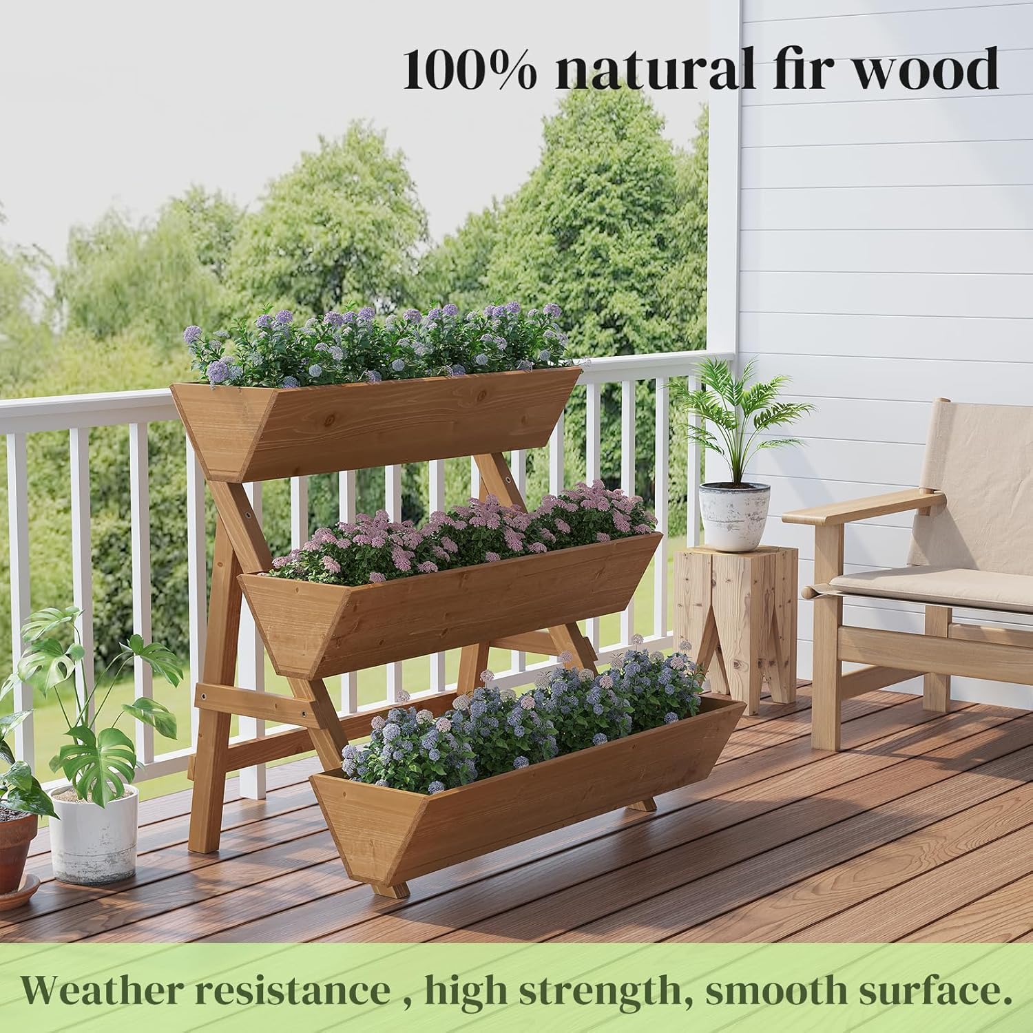 Ogród na patio i balkon, drewn – Raised Garden Bed recenzja i cena