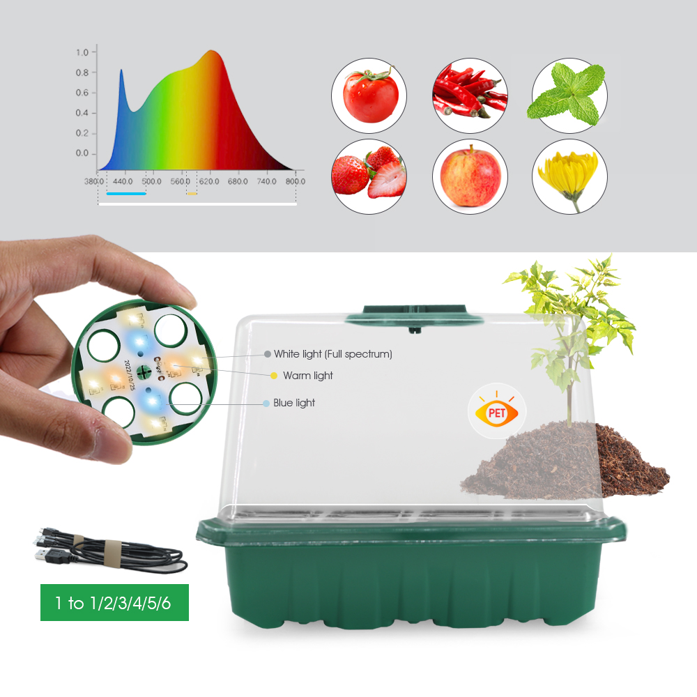 Doniczki LED do szkółek z oświ – Seed Starter Tray recenzja i cena