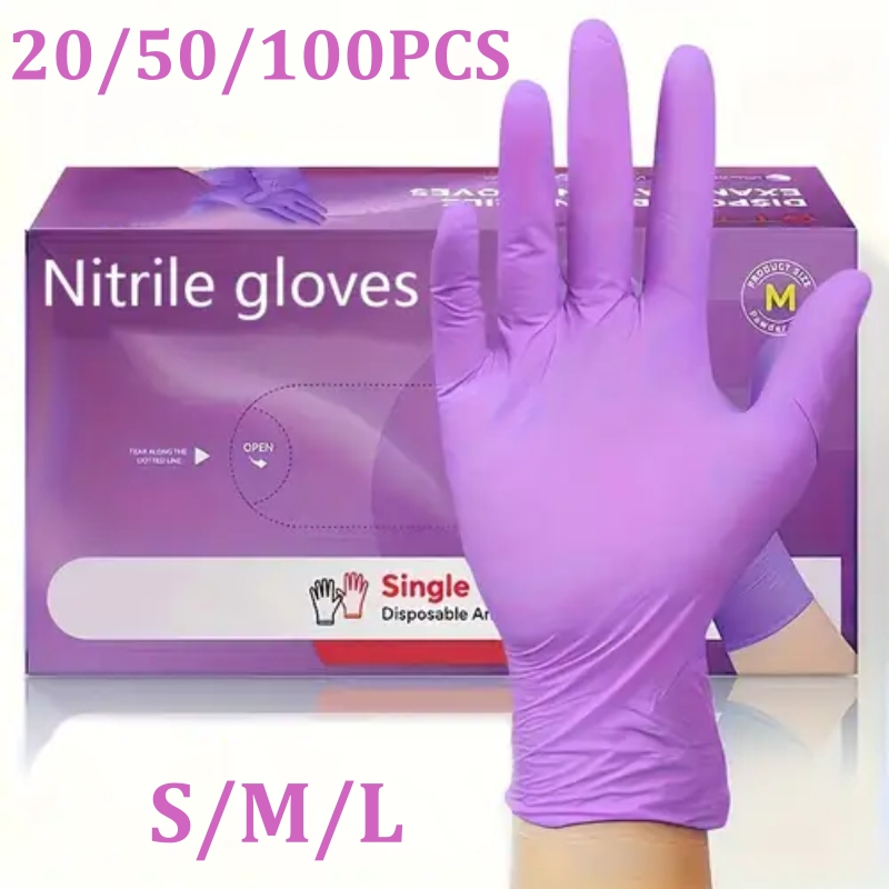 50/100 SZTUK Fioletowe Rękawic – Garden Gloves recenzja i cena